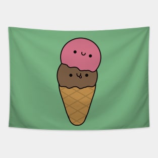 Cute Ice Cream - Kawaii Ice Cream Tapestry