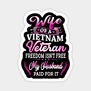 Wife Of A Vietnam Vet Magnet