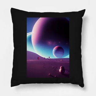 LOVELY SPACE JOURNEY Pillow