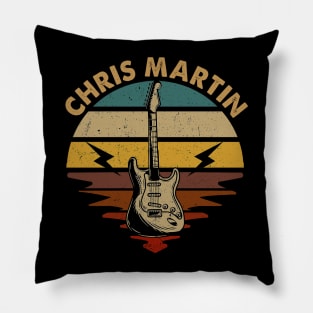 Vintage Guitar Beautiful Name Martin Personalized Pillow