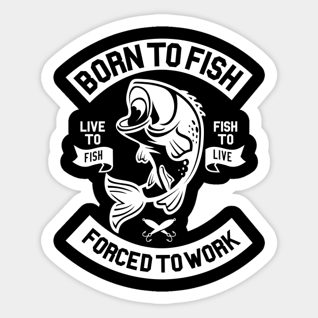 Fishing Symbol Fishing Fishing' Sticker