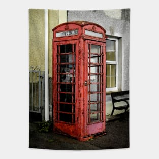 English Phone booth Tapestry