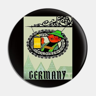 Germany Abstract Oktoberfest Travel and Tourism Advertising Print Pin