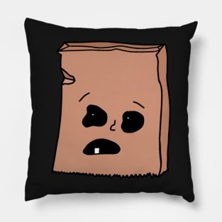 Sad Bag Man Pillow