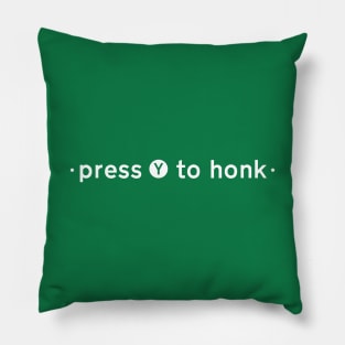 Press Y To Honk | Untitled Goose Game Pillow