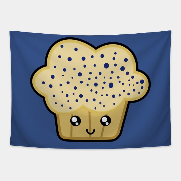 Blueberry Muffin Tapestry by TeaShirts