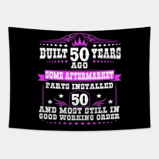 Funny Womens 50th Birthday Tapestry