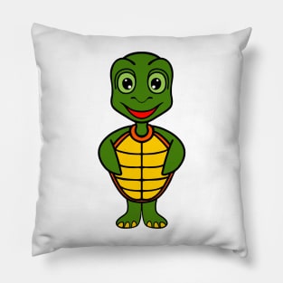 Funny Cute Turtle Sea Life Pillow