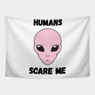 Humans scare me Tapestry