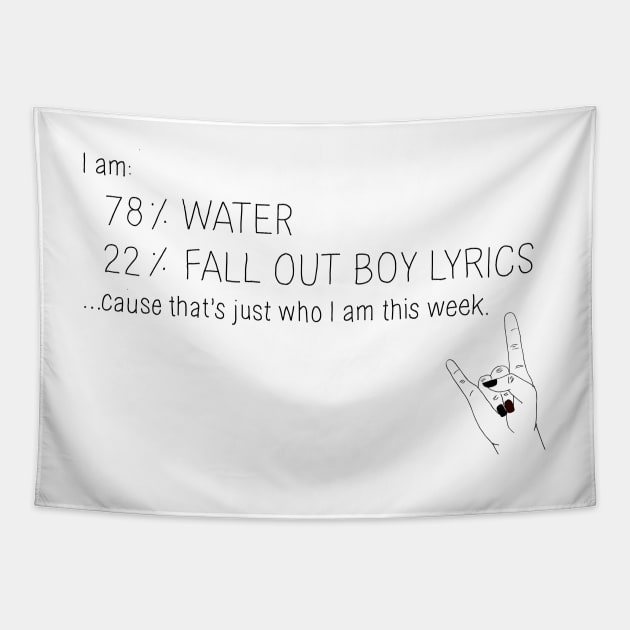 78% Fall Out Boy Lyrics Tapestry by bustle