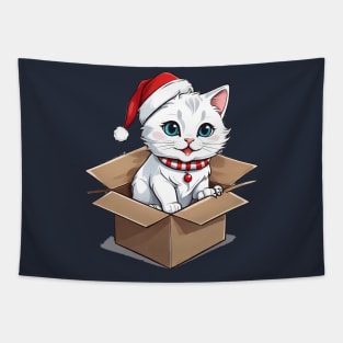 Cat christmas Tapestry