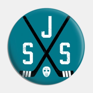 SJS Retro Sticks - Teal Pin