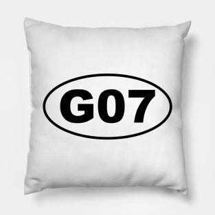 G07 Chassis Code Marathon Style Pillow