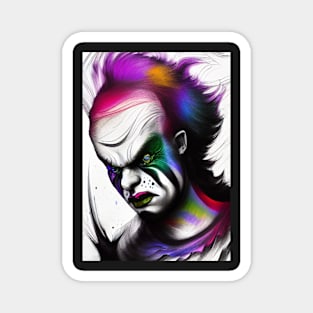 UNHAPPY CLOWN Magnet