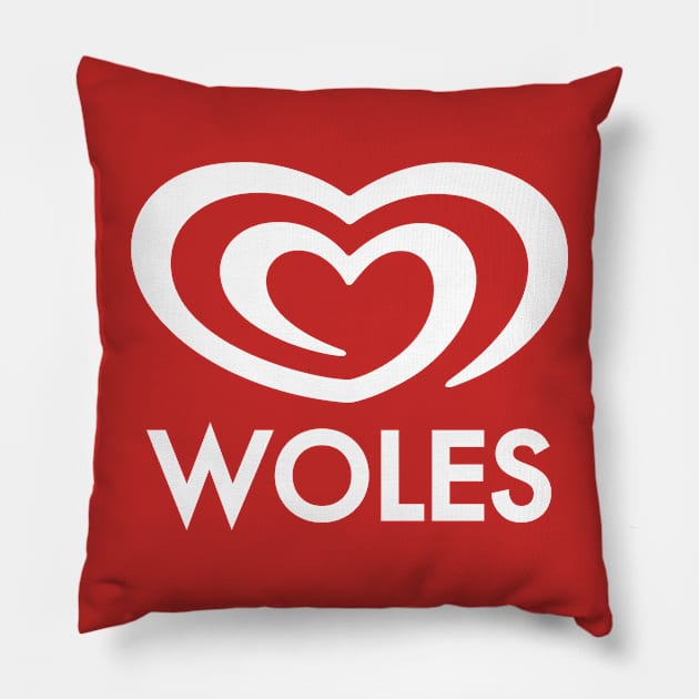 Parody Logo Wall's - Woles Pillow by ChaosKhilaf