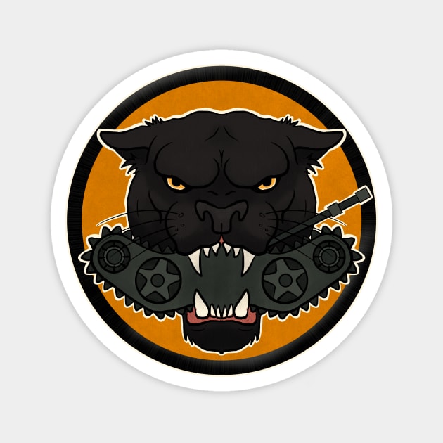 M18 Hellcat Tank Patch (reimagined) Magnet by TinyFly