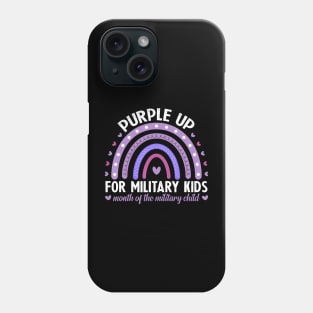 Purple Up For Military Kids Month Of The Military Child Phone Case