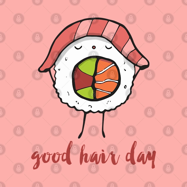 Good hair day sushi by Origami Studio