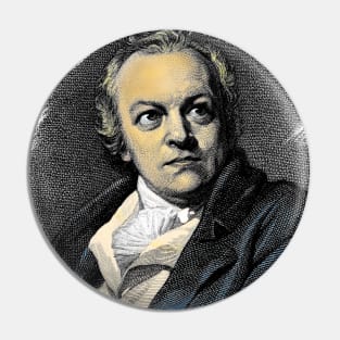 William Blake - Portrait of The Artist Pin