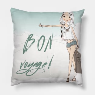 Bon Voyage! Pillow