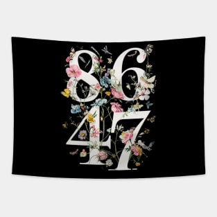 86 47 Floral Boho Style Anti Trump Tapestry