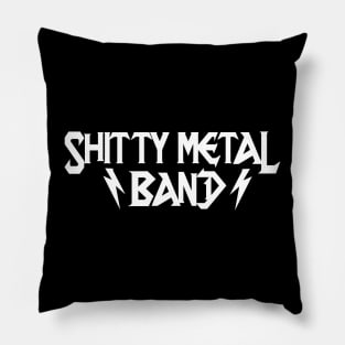 Shitty Metal Band Parody Rock Pillow