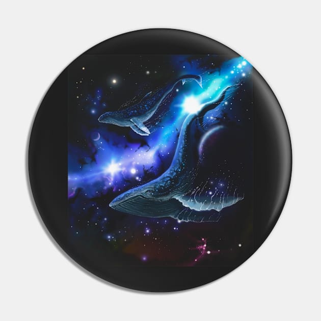 The Song of Floating Angels Pin by visionarysea