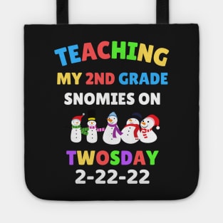 Teaching My 2nd Grade Snowmies on Twosday Tote