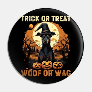 Beware the Dogoween Witch Pup! Pin