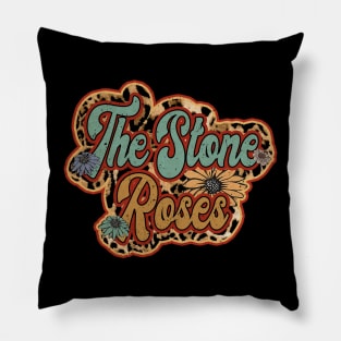 Stone Proud Name Personalized Retro Flowers Beautiful Pillow