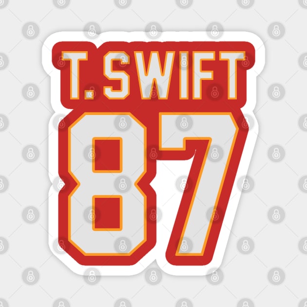 Taylor Swift & Travis Kelce Jersey - Kansas City Chiefs - Swiftie Gear (T.  SWIFT)