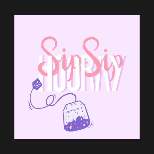 Sip Sip Hooray! Lettering Illustration by SStormes