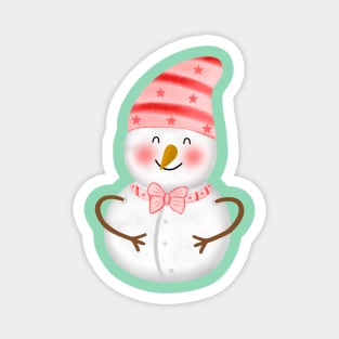 Cute Snowman Magnet