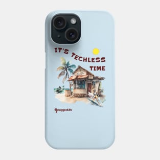 Techless Time Beach TShirt Phone Case