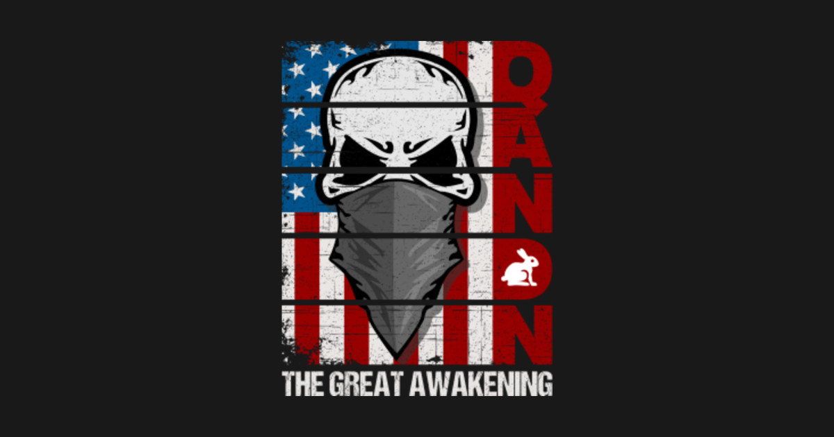 Q Anon The Great Awakening Patriotic American Flag Q