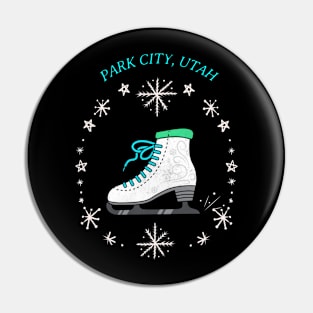 Park City, Utah Ice Skating Pin