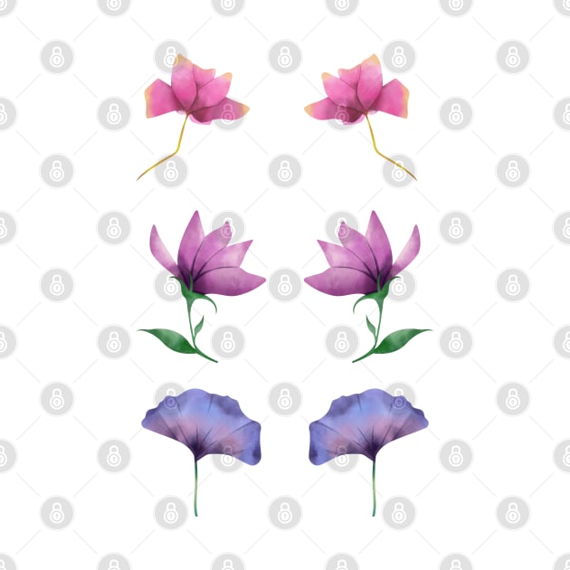 Aesthetic Flowers Pattern by DAHLIATTE