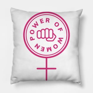 girl power struggle Pillow