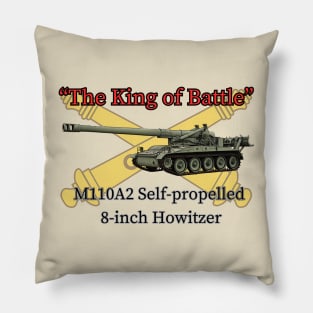 The King of Battle M110A2 Self-propelled 8-inch Howitzer Pillow