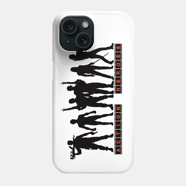 ACTION HEROES ver. 002 Phone Case by AlexxElizbar