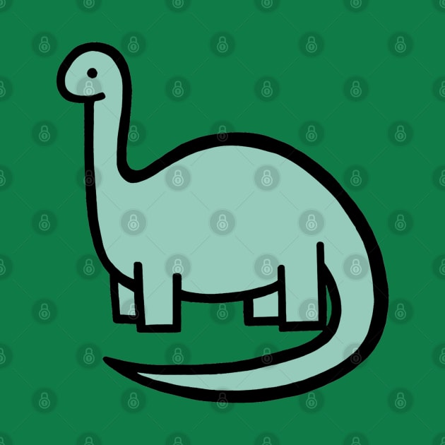 Light Sage Green Dinosaur by UndrDesertMoons