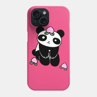 Peach Fruit Panda Phone Case