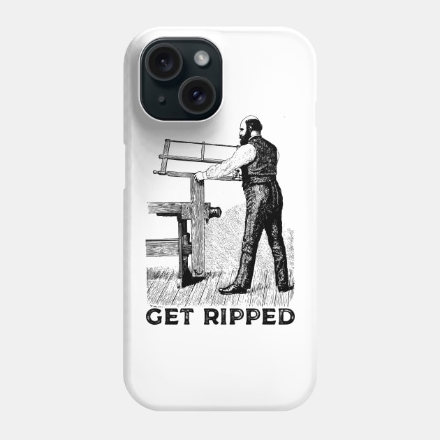 Get Ripped Phone Case by JJ Wood Sculpture