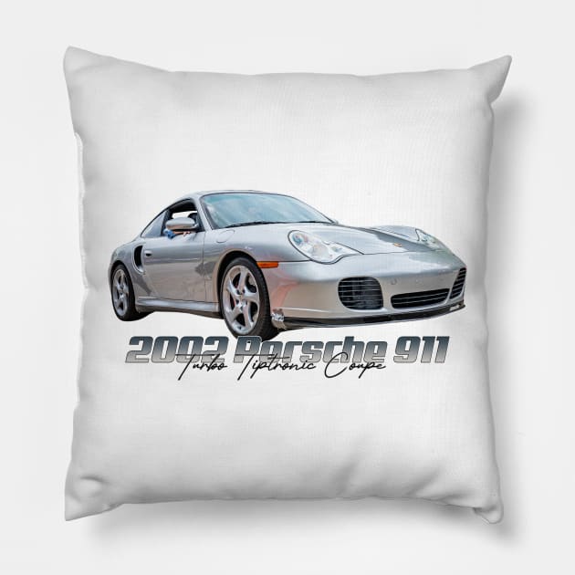 2002 Porsche 911 Turbo Tiptronic Coupe Pillow by Gestalt Imagery