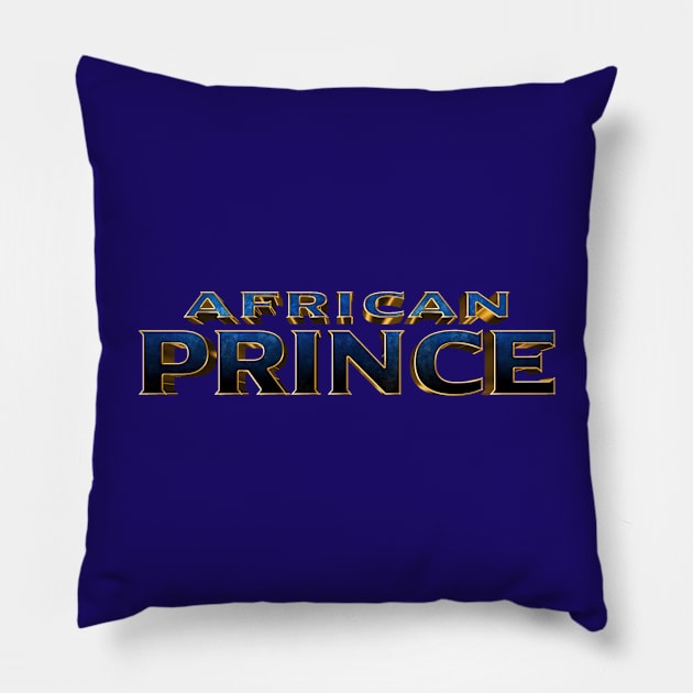 African PRINCE Pillow by UnOfficialThreads