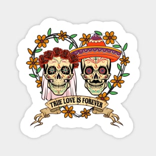 Mexican Sugar Skull Magnet