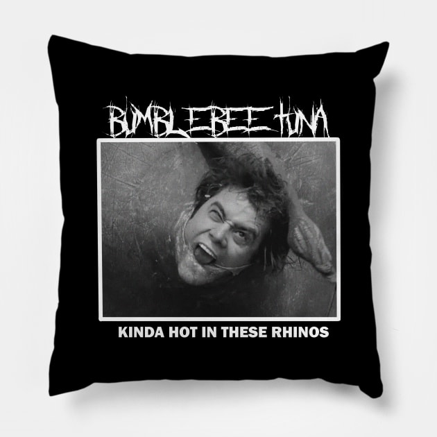 Bumblebee Tuna hXc (two sided) Pillow by pinxtizzle