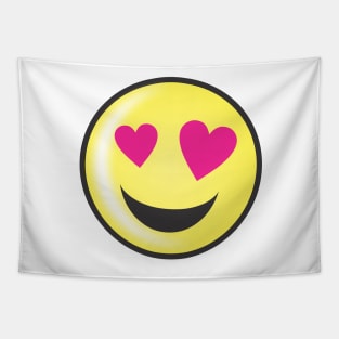 Emoticon In love Tapestry