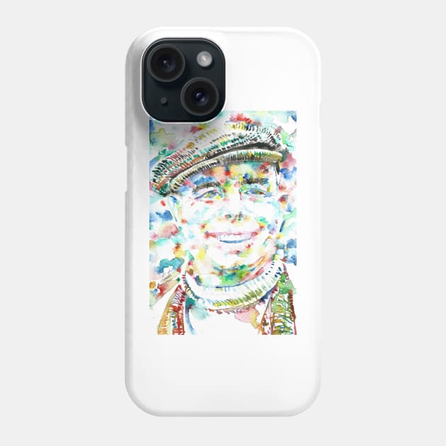 JEAN RENOIR watercolor portrait Phone Case by lautir