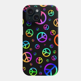 COLORFUL Retro Peace Sign Phone Case